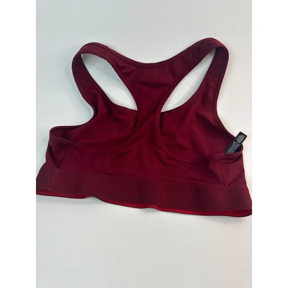 Victoria Sport Burgundy‎ Racerback Sports Bra Size S